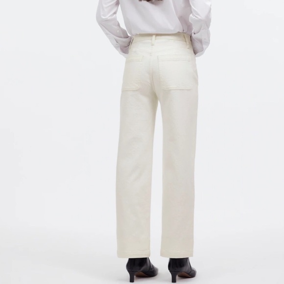 Madewell The Emmett Wide-Leg Full Length Jean: Patch Pocket Edition - Picture 3 of 6